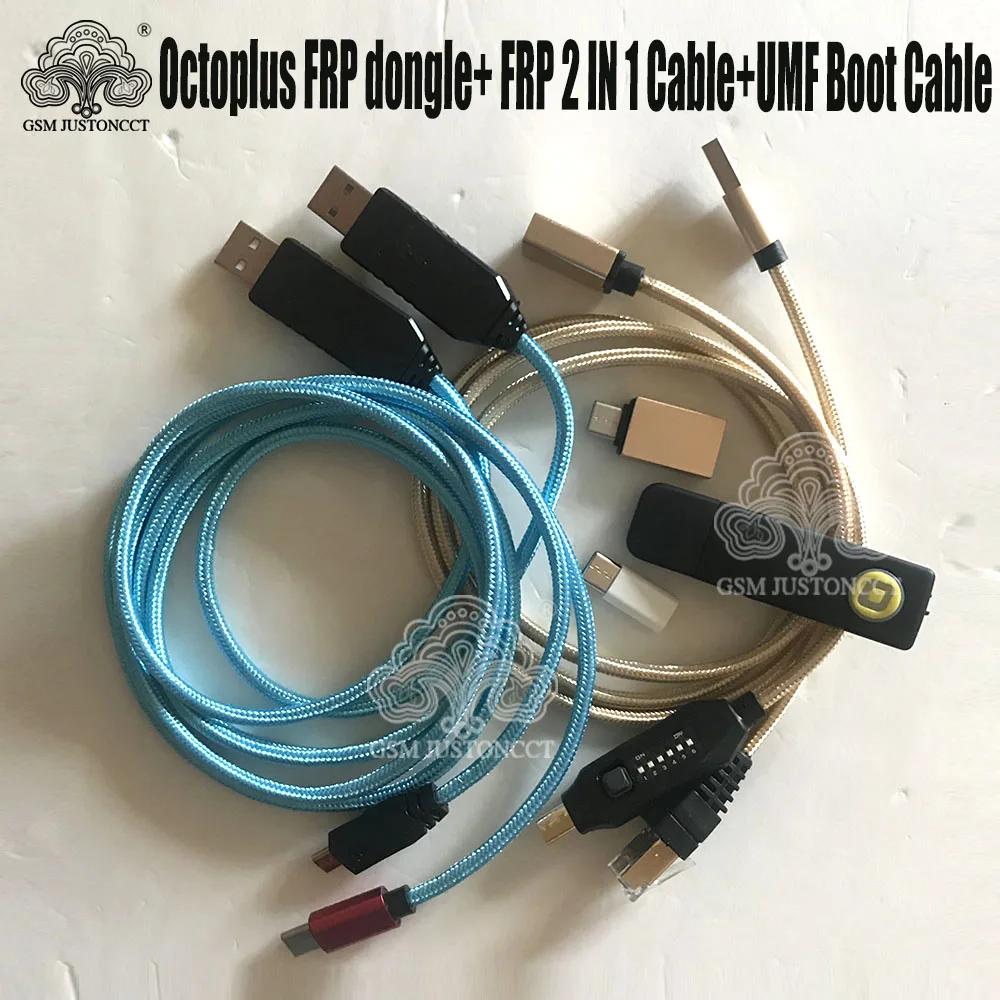 2025 New sales ORIGINAL Octopus FRP tool/Octoplus FRP dongle With Octoplus FRP USB UART 2 IN 1 and ALL BOOTCable