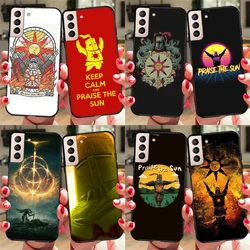 Praise the Sun Dark Souls Case For Samsung Galaxy S23 Ultra Note 20 10 S9 S10 Plus S20 S21 FE S22 Ultra Phone Cover