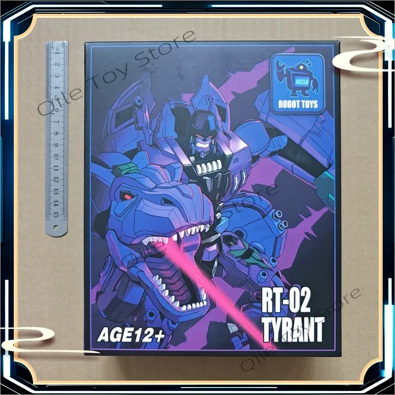 Na stanie RT02 Tyranozaur Rex Tyrant Reprint ROBOTtoys Małe Figurki Transformujące się w Mech, Figurki Akcji, Kolekcjonerskie Prezenty