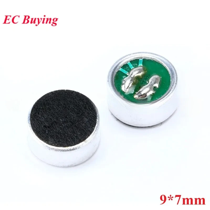 20Pcs/5pcs 9*7mm Capacitive Electret Microphone Pick-Up Sensitivity 56dB Electret Condenser 9mmx7mm Loudspeaker MIC Speaker