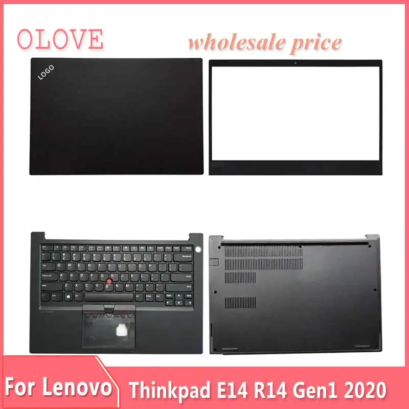 

Новинка для ноутбука Thinkpad E14 R14 Gen1 2020, задняя крышка ЖК-дисплея, передняя рамка, верхняя подставка для рук, Нижняя основа, петли для клавиатуры