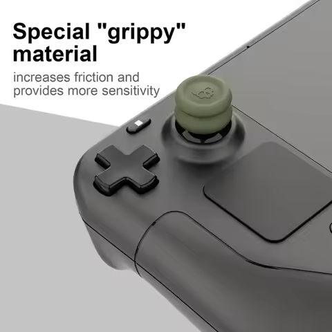 6Pcs High Control Accuracy Thumb Stick Grip Cap Cover For Steam Deck Fps/tps Chicken Eating Artifact Non-slip Thumbstick Case