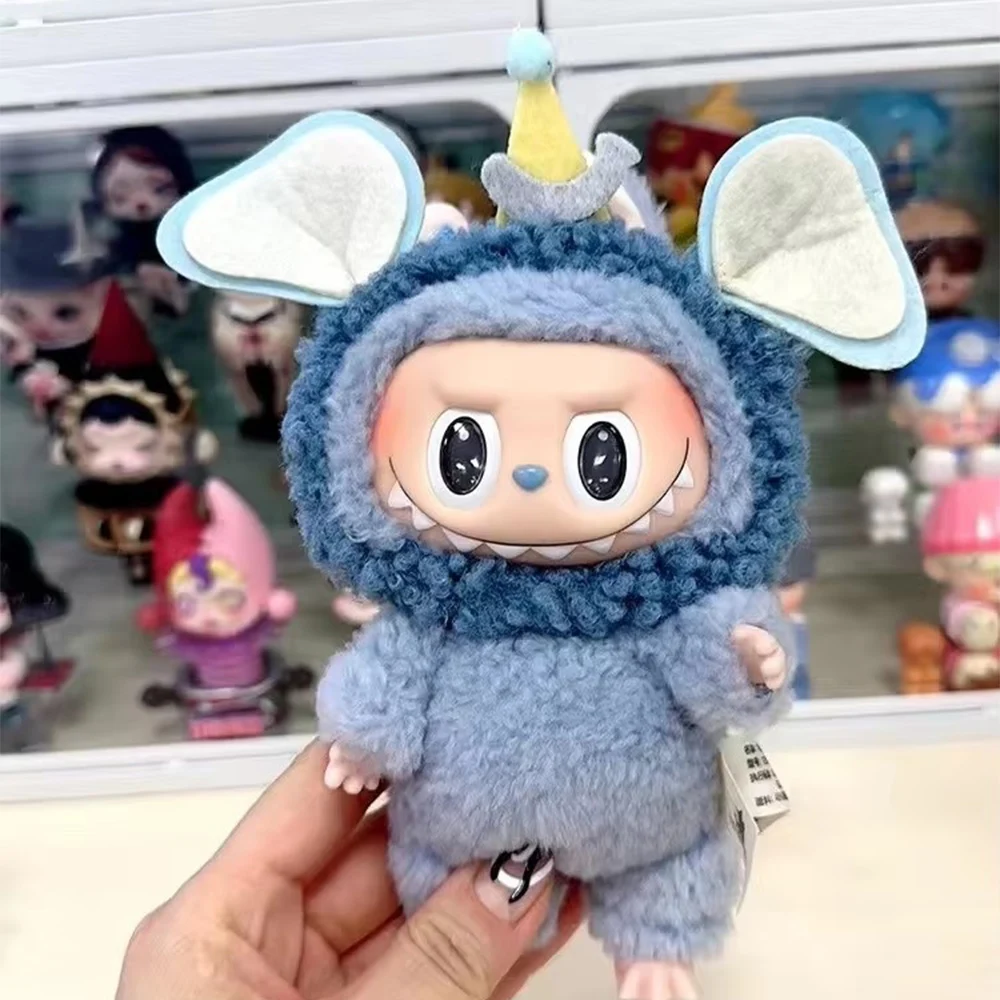 

17cm Labubu Doll Cartoon Hair Ornament Cute Bee Elephant Little Bear Little Pig Labubu Hair Ornament