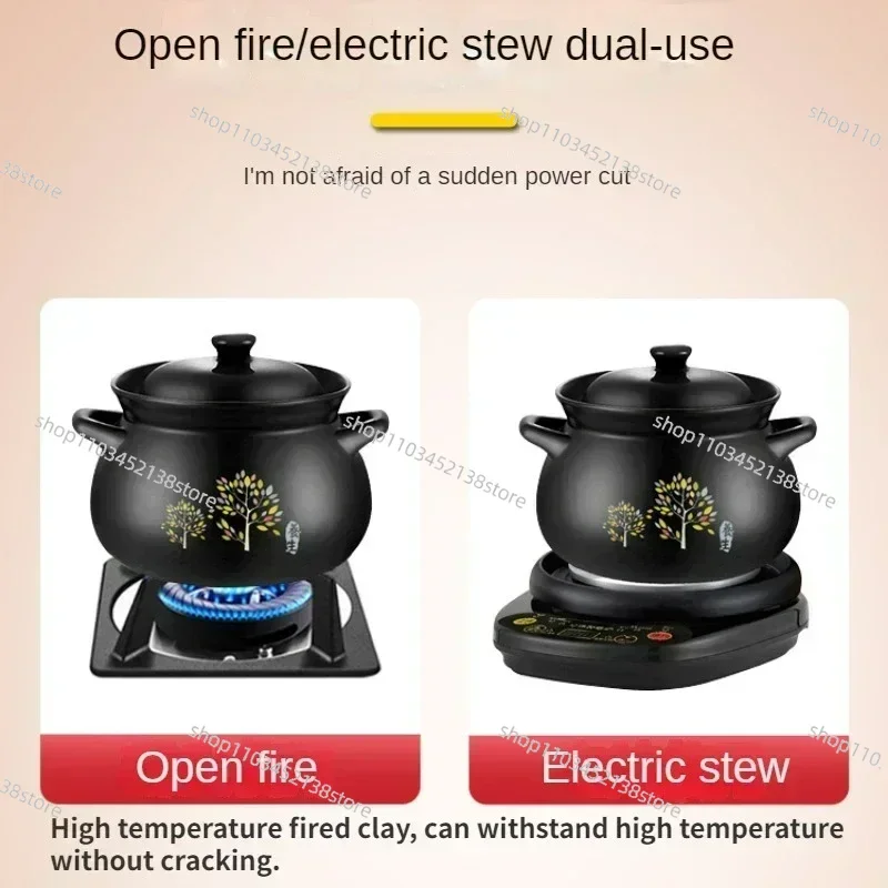 طباخ كهربائي بطيء التلقائي قدر خزفي إناء عميق المنزل المكونات في المطبخ ذكي السيراميك الفخار وعاء Cocina الكهربائية