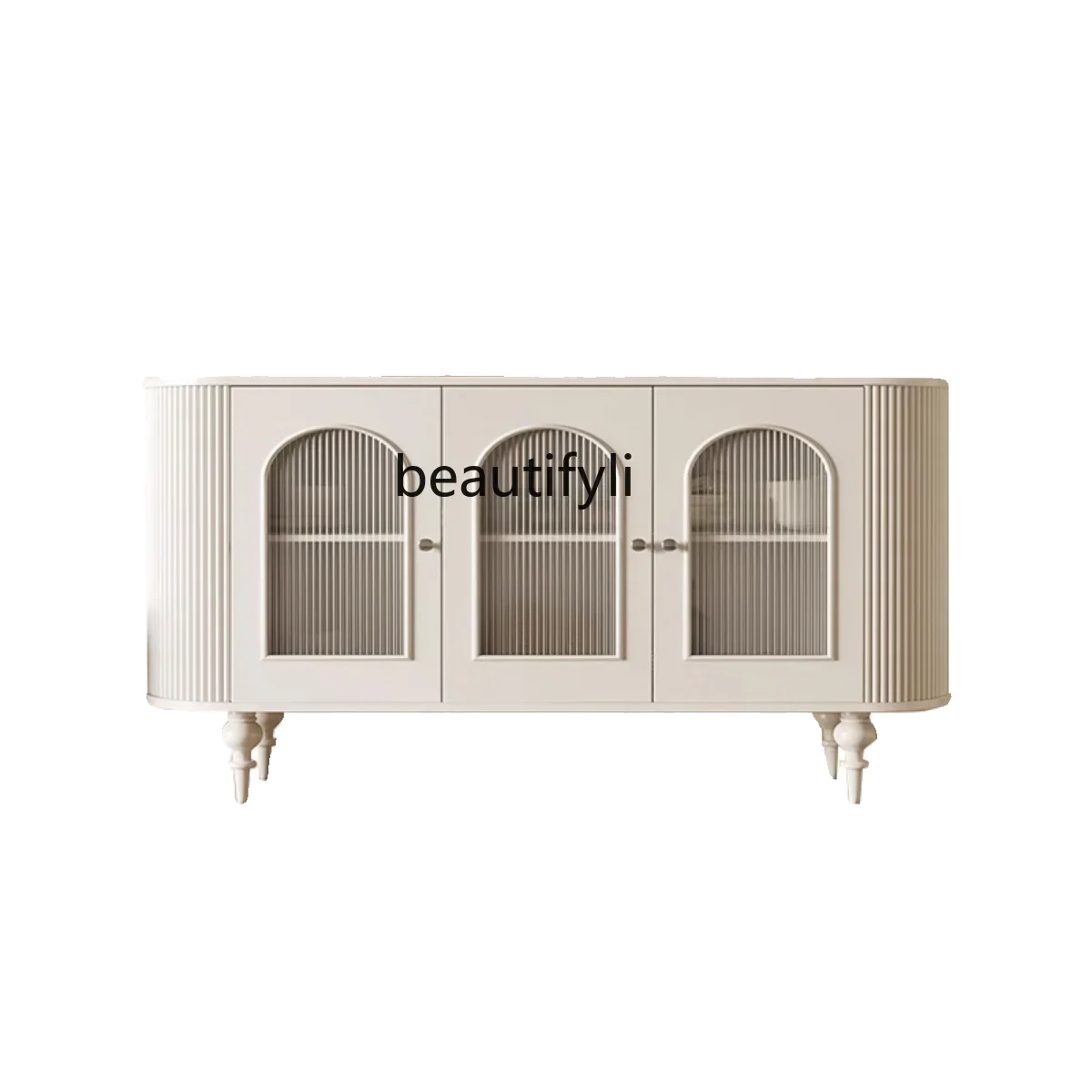 

Q181 French Cream Style Sideboard Cabinet Wall-Mounted Living Room Storage Cabinet Kitchen Entrance Cabinet Solid Wood Decoratio