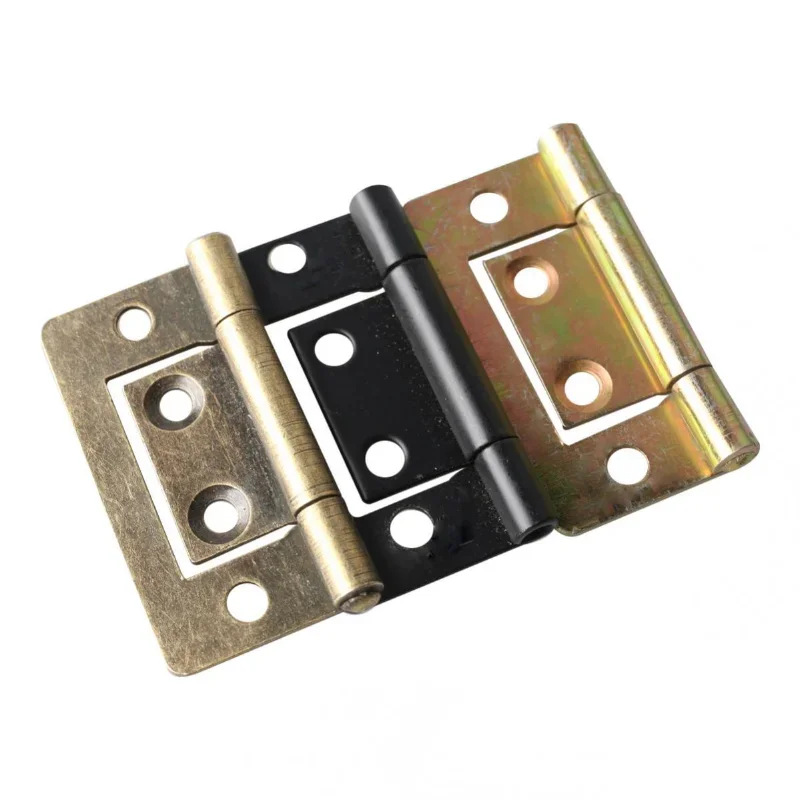 4 قطعة 21X38mm خمر المعادن بعقب المفصلي أربعة حفرة صندوق مجوهرات خشبي المفصلي تركيبات دمية الخشب الباب بعقب المفصلي الأجهزة مسمار