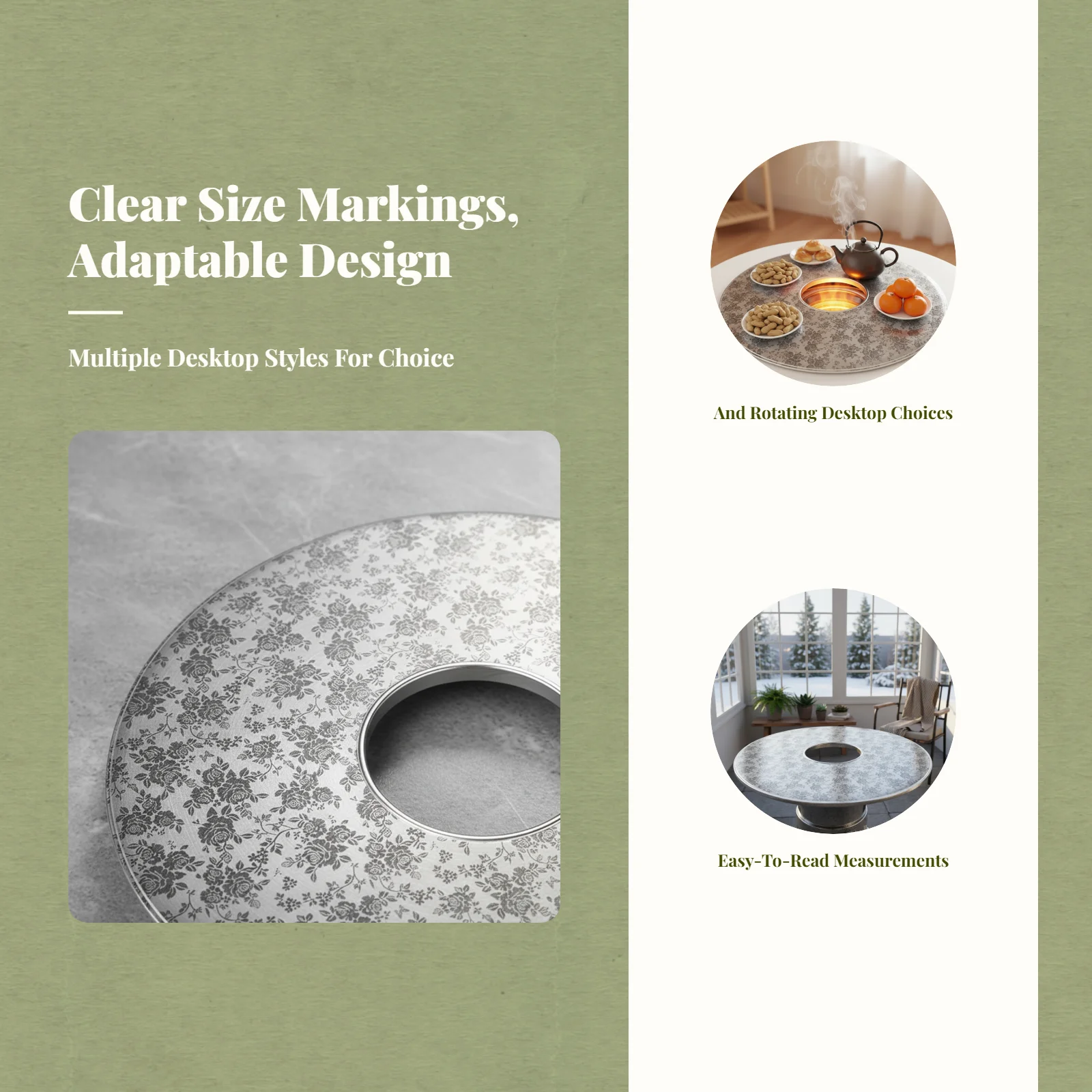 Chauffe-terrasse, acier inoxydable, chaleur réglable pour l'extérieur