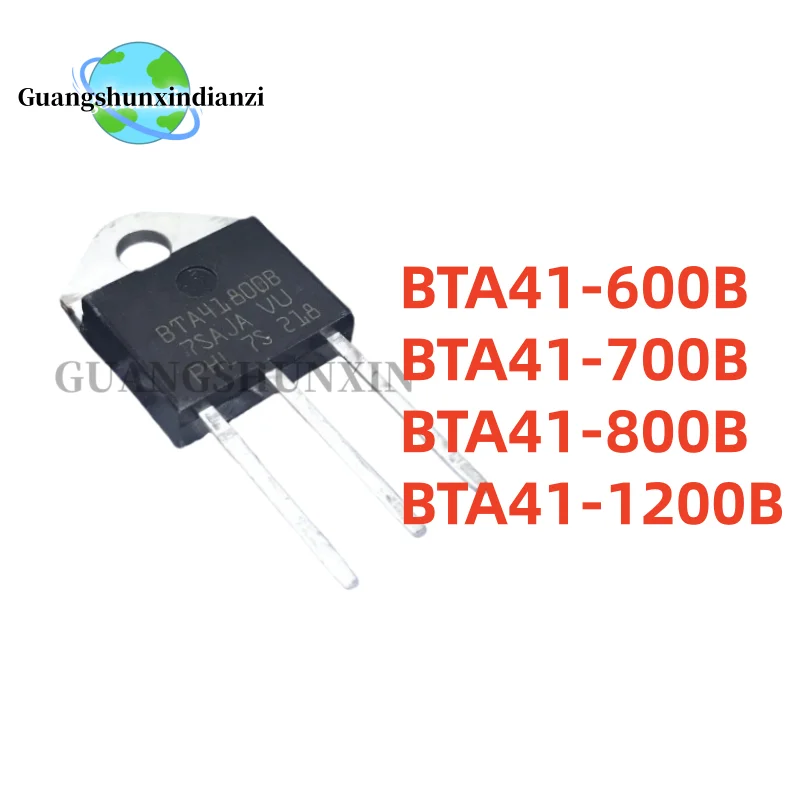 10PCS 100% NEW BTA41-600B BTA41-700B BTA41-800B BTA41-1200B BTA41 600B 700B 800B 1200B TO-3P Best Quality In Stock