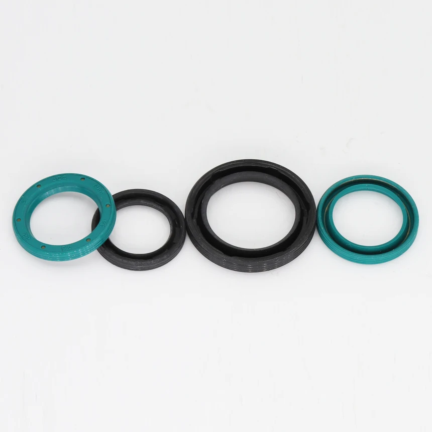 VG 10*14*3 10x14x3 10*15*3.1 10x15x3.1 Green NBR Nitrile Rubber U Single Lip External Thread Rotaroty Skeleton Gasket Oil Seal