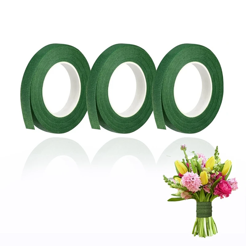 New-Flower Tape Self-Adhesive Bouquet Flower Stem Paper Tape Stamen Packaging Flower Shop DIY