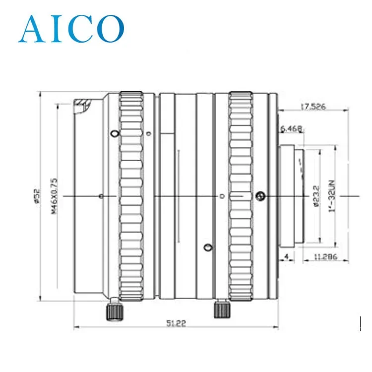 1inch Image Format Manual Iris 50mm Focal Length 50 mm C Mount Short Wavelength Infrared IR Industrial Vision Swir Cctv Lens