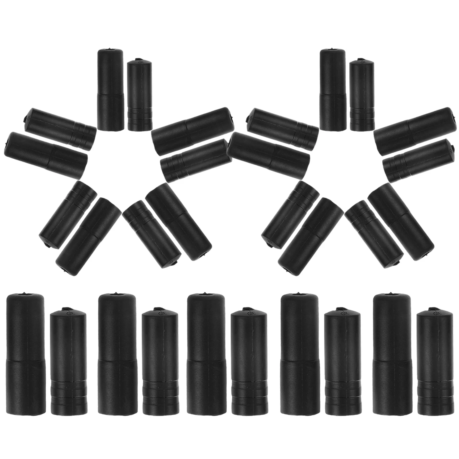 1 Set Bike End Caps Plastic Durable Covers For Mountain Road Bikes Wire Protector Caps Bike Cable End Crimps Brake