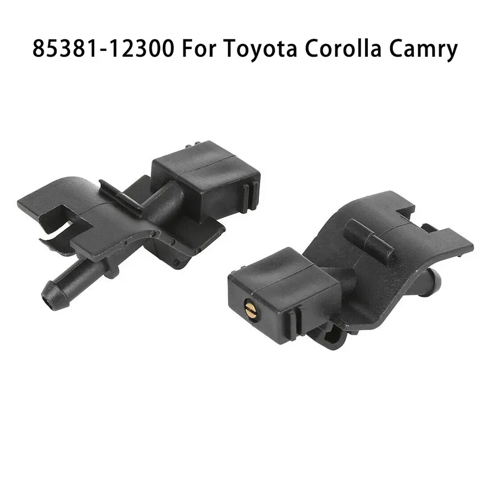 2pcs Car Water Spray Jet Nozzle Windshield Washer Nozzle Jet 85381-12300 Spray For Toyot A Coroll A Camr Y Car Accessories