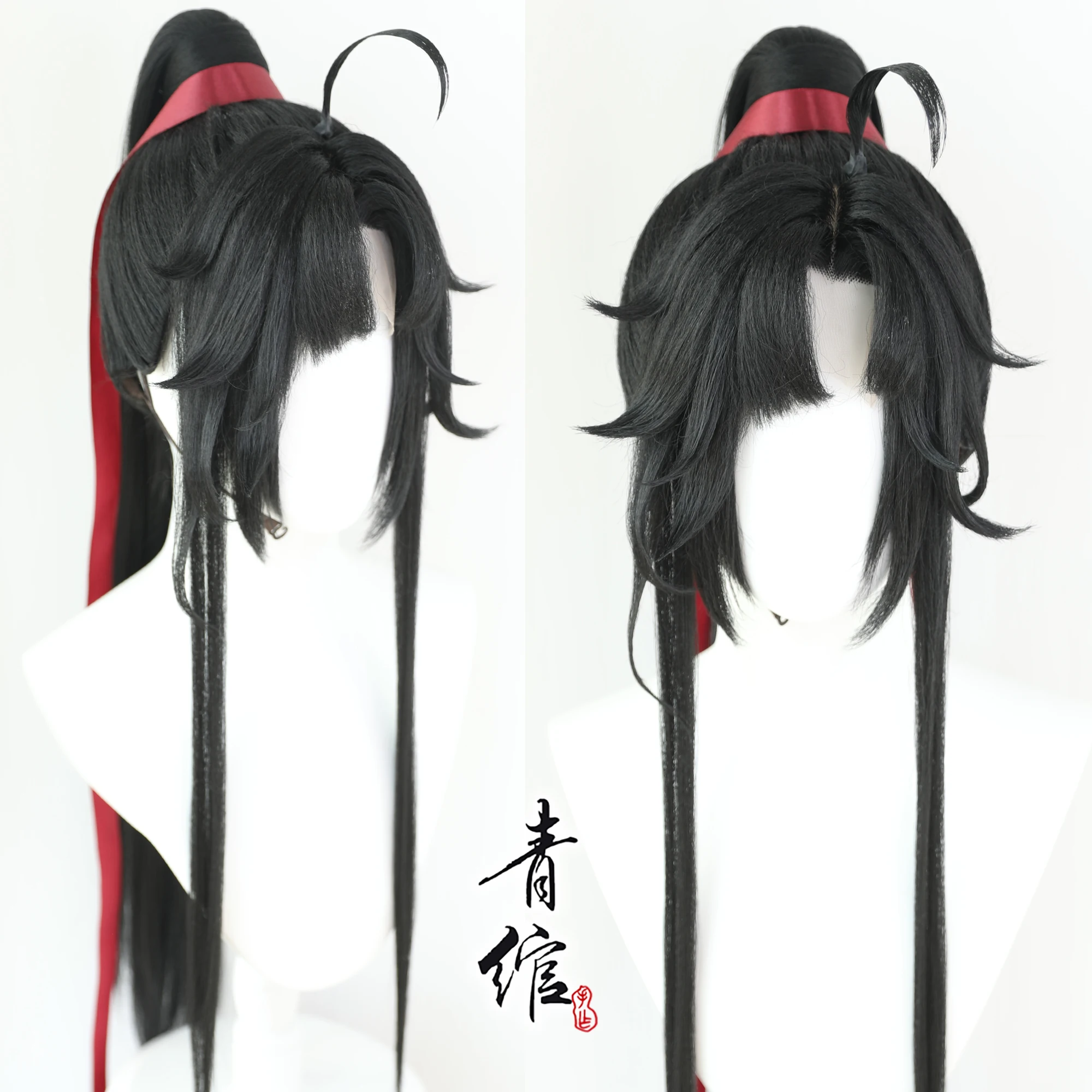 Grandmaster Of Demonic Cultivation Young Wei Wuxian Wei Ying Matched With Ancient Style Wig Cosplay Costume Han Fu Halloween