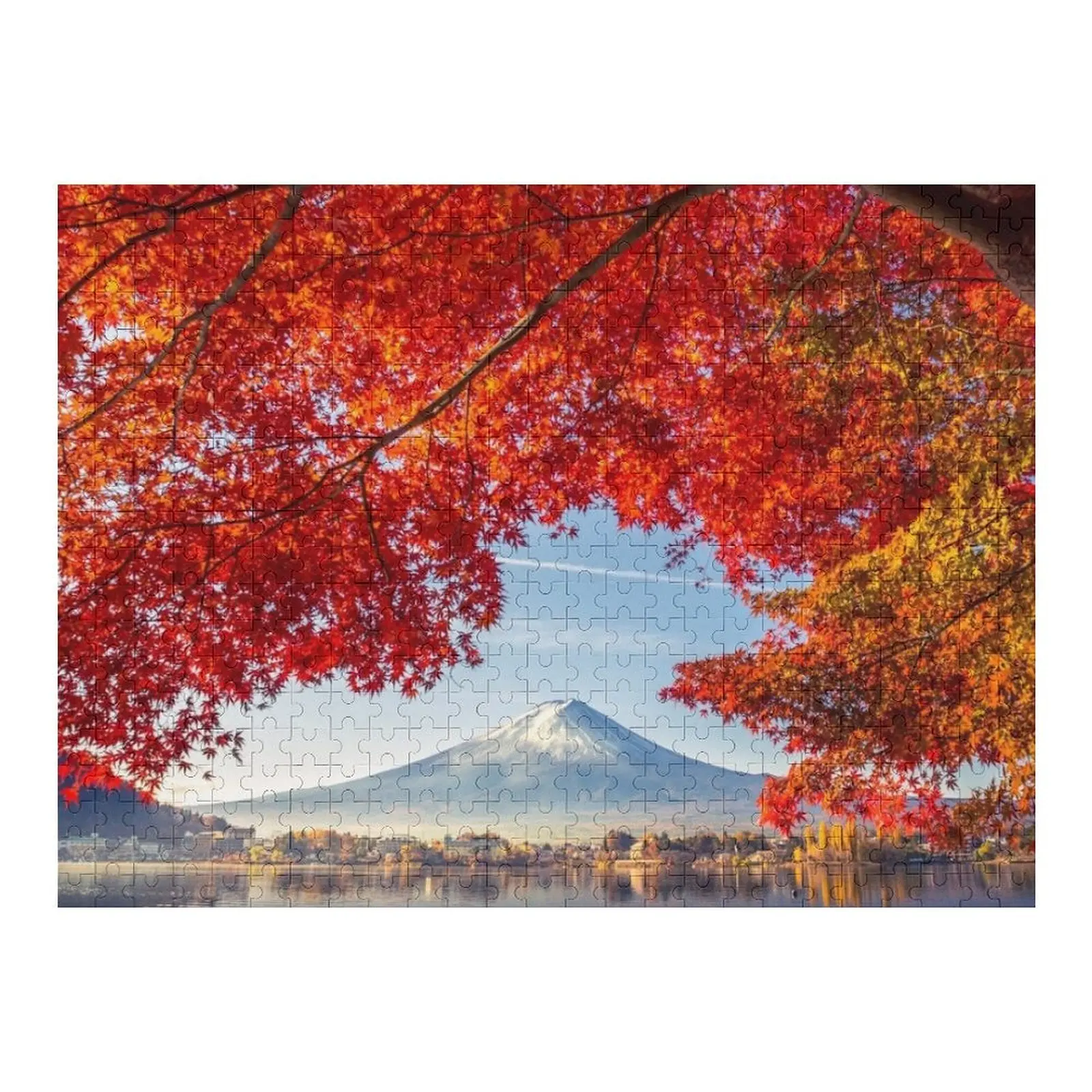 

Fuji Mountain in autumn Jigsaw Puzzle Wooden Adults Personalized Gift Ideas Puzzle