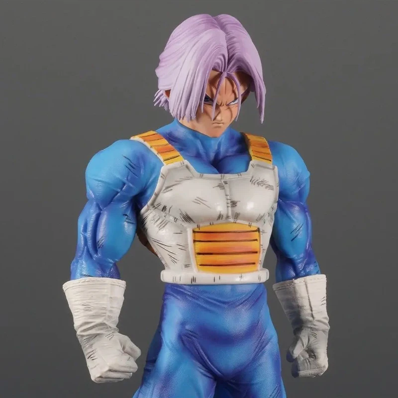 Dragon Ball Z Super Trunks Figure Replaceable Heads Future Trunks Action Figures 29cm Pvc Statue Collectible Model Toy Gifts