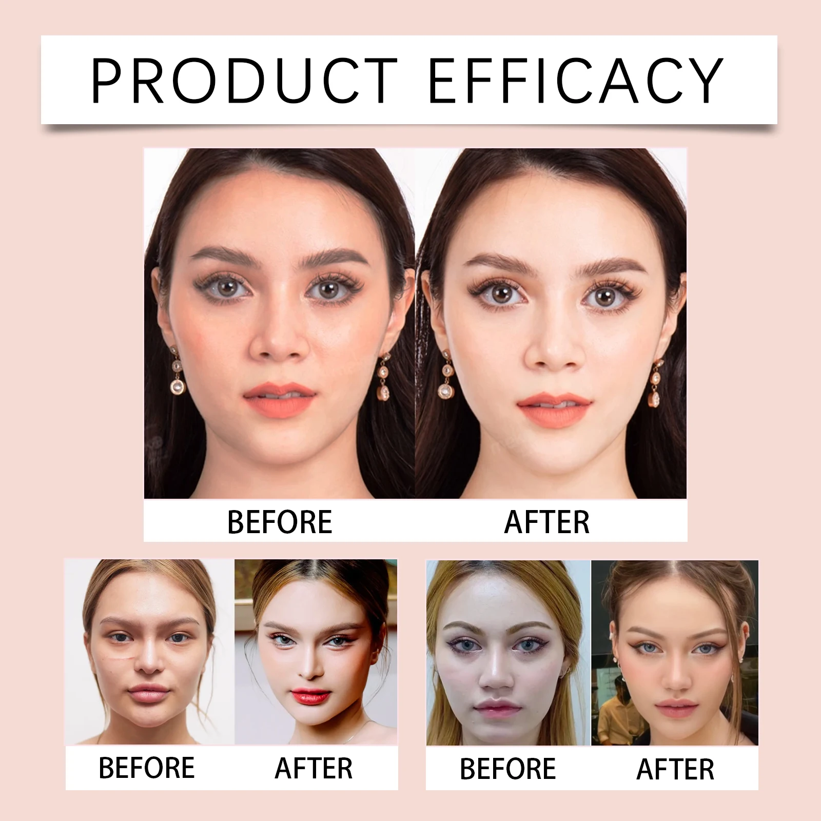 Eelhope Air Cushion Foundation Firming Concealer Moisturizing Makeup Base
