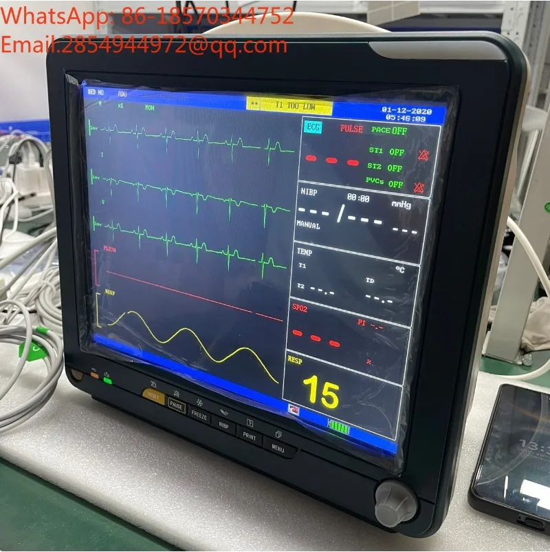 12-Inch Multi-parameter Monitor, ECG Patient Monitor, Spot Quick Delivery