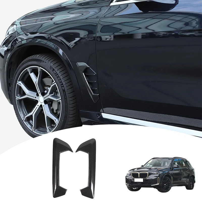 

ABS Car Side Fender Vent Air Flow Intake Hole Grille Decoration Trim Frame Stickers For BMW X5 G05 2023-2025 Accessories