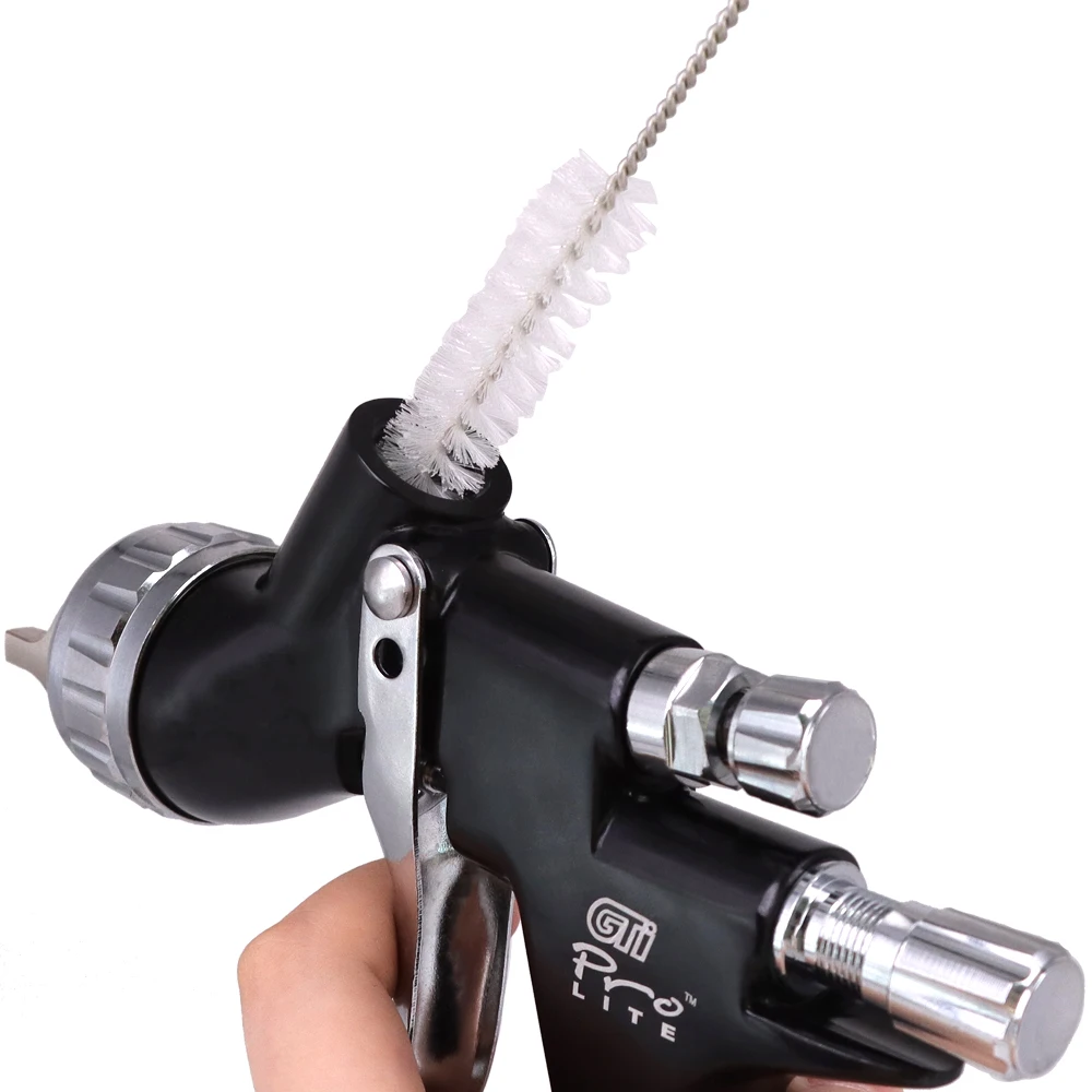 WENXING Airbrush Spray Guns Nozzle Cleaning Repair Tool Kit Needle & Brush Set Spray Guns Clean Accessories