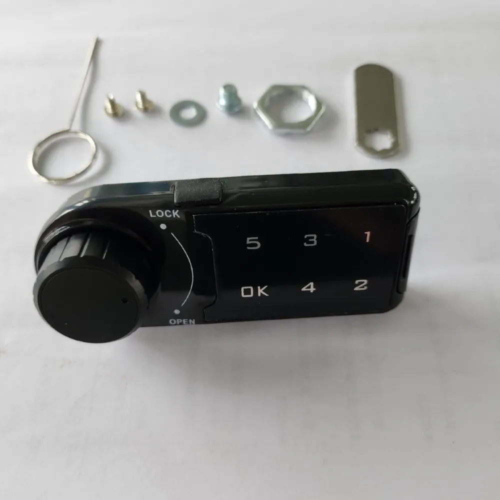 Electronic Digital Cam Lock Password Keyless Security Cabinet Locker Hardware For Gym Office File Mailbox Metal Wood