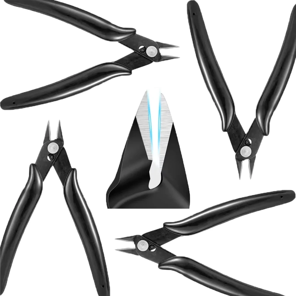 1 pz Strumento per l'estensione dei capelli Pinza da taglio per legame alla cheratina Pinza per estensioni dei capelli Taglierina per cheratina Estensioni preincollate Salone di bellezza