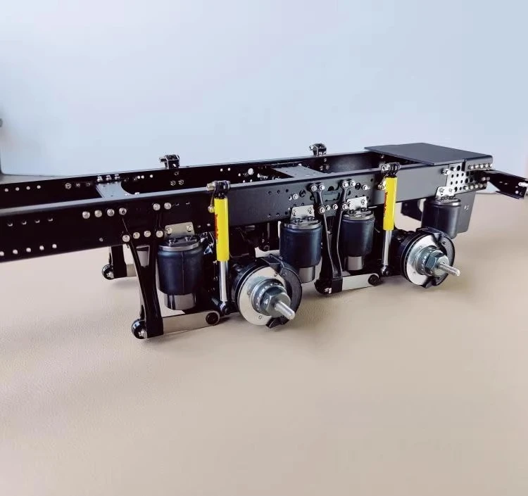 8 airbag air suspension system For 1/14 Tamiya RC Truck For scania For volvo For man DIY Parts