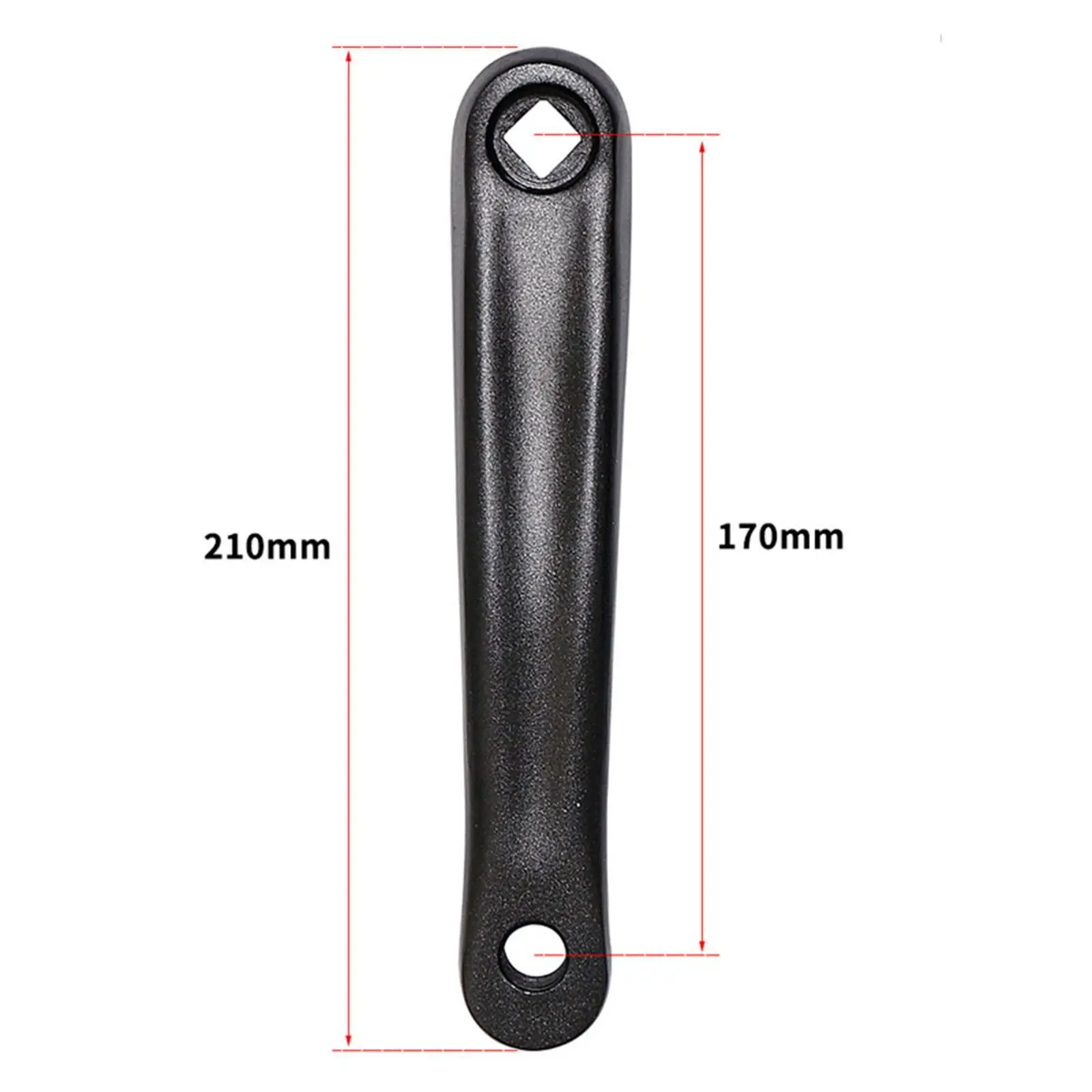 Exercise Bike Crank Arm Electric Bicycle Crank Parts Diamond Hole 170mm