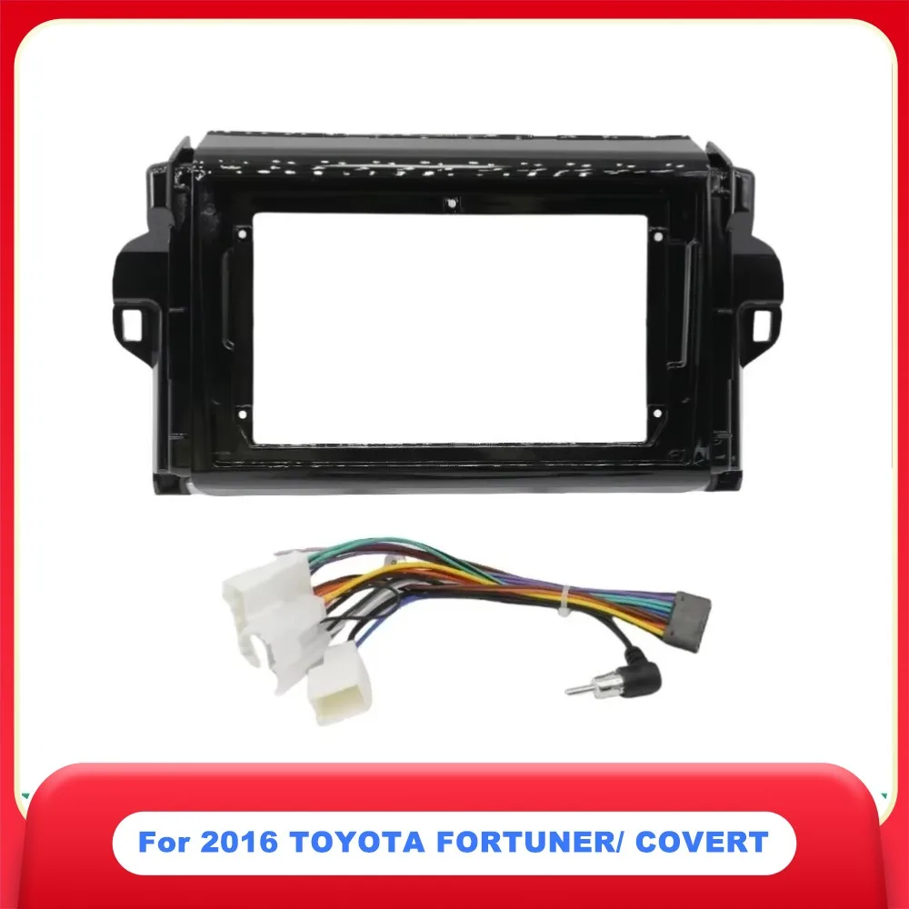 

9-дюймовый автомобильный радиоприемник для 2016 TOYOTA FORTUNER/COVERT Android GPS MP5 стереоплеер 2 Din головное устройство панель приборная панель установка