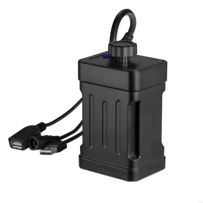 

A9LF High Capacity 21700 Battery Storage with Power Display USB connection 21700 Battery Pack Box for Biking Accessories