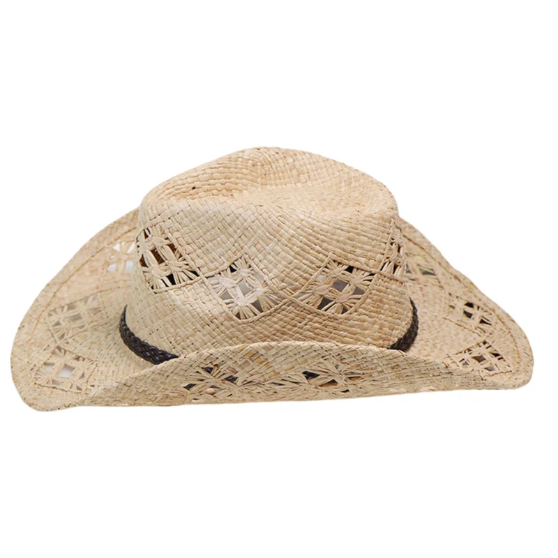Raffia Sunshade Sun Protection Beach Straw Hat Ocean Style High-end Straw Hat European And American Style Ins Wind