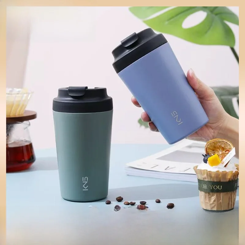 زجاجة ماء محمولة معزولة من السيراميك، كوب قهوة ببطانة داخلية، كوب شرب على الطراز الياباني للخريف والشتاء، كوب زجاجي دائري الشكل #1