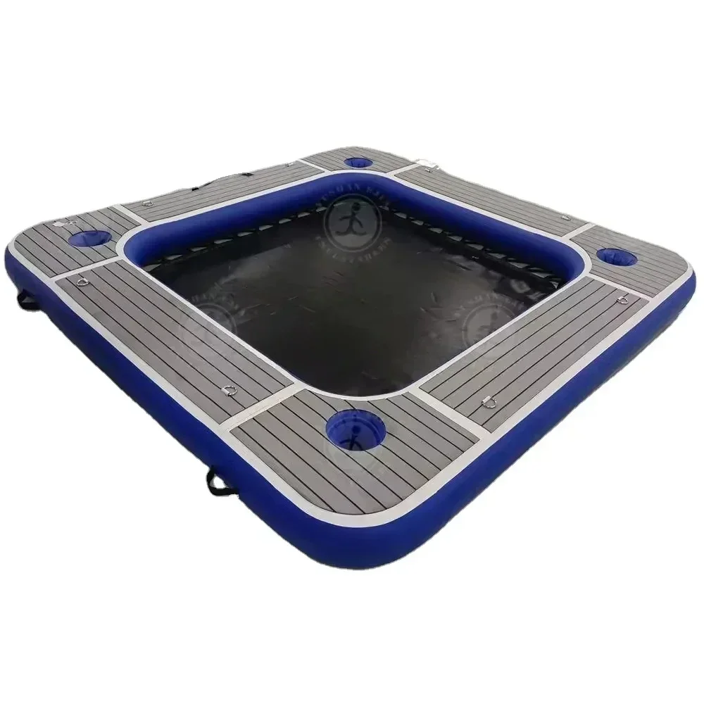 

Pool Inflatable Water Hammock PVC Plastic Portable Floating Platform with Mesh for Yacht