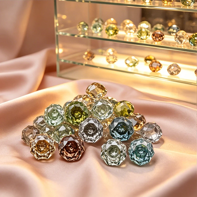 Never Fade Coffee Gray/Blue Colors Millennium Octagon Rose Cut Moissanite Diamond  with GRA Certificate for Jewelry Making