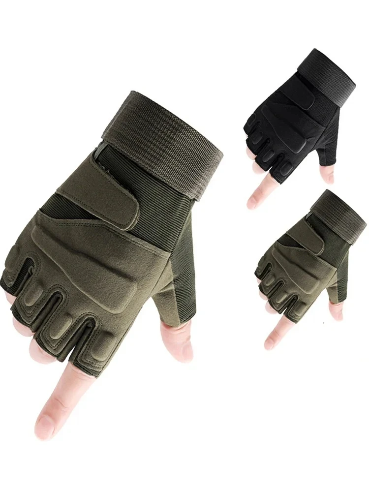 Hunting Riding   Tactical Gloves Cycling Glove Sport Climbing Paintball Shooting Z906 Ski Half finger motorcycle gloves