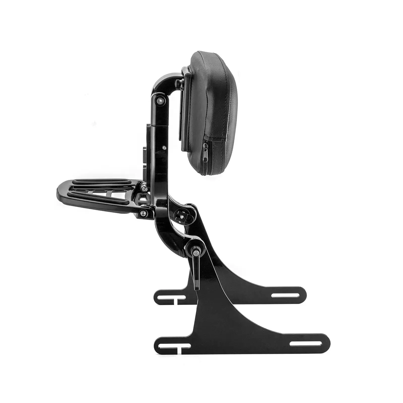 Multi Puporse Adjustable Folding Backrest Sissy Bar Fit for Dyna Street Bob Low Rider Super Glide Wide Glide FXDB FXDL 2006-2017