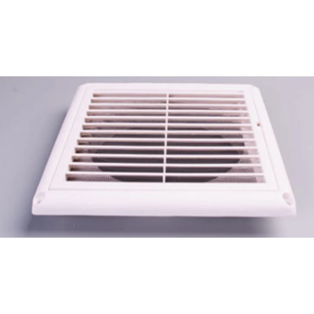 Louver Exhaust Fan Plastic Belt Anti-mosquito Net Air Outlet Mask Air Vent Ventilation Grille Outlet For Roof Kitchen Toilet