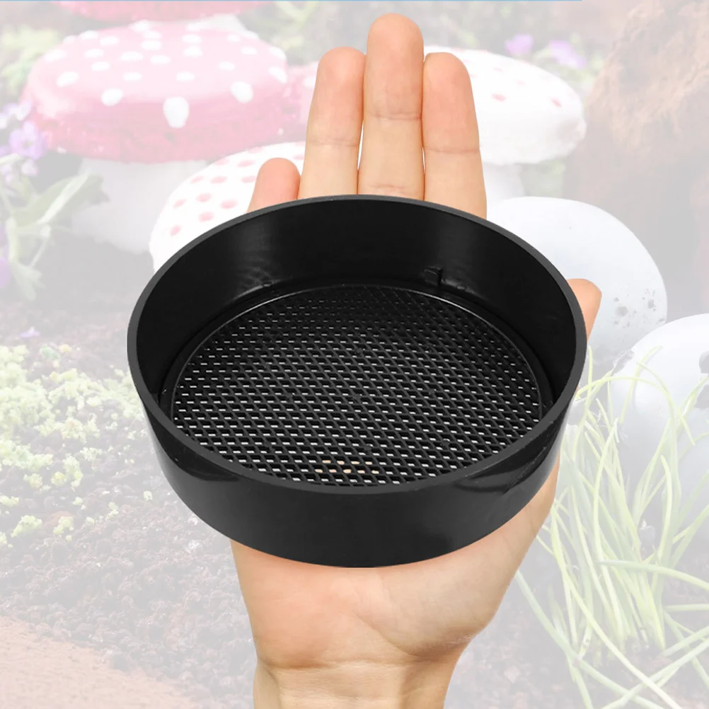 

2Sets Garden Soil Sieve Set Compact Durable Plastic Mesh Screens Coarse Medium Fine Soil Sifter Gardening Tool