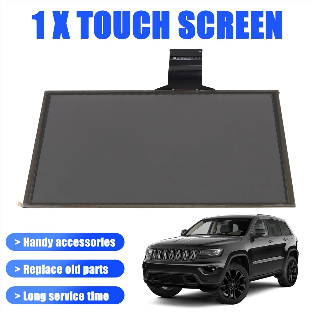 #87X (Black)8.4 inch LCD Touch Screen Digitizer for Jeep Navigation,Automotive Parts & Accessories