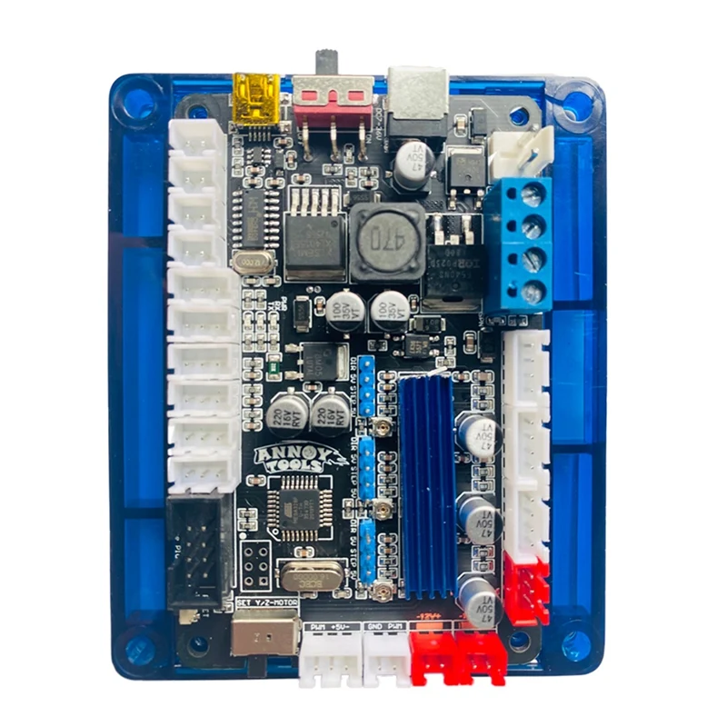 GRBL-CNC Engraving Machine Control Board com porta USB, Upgrade 3-Axis Control Board, Cartão Controlador Driver Integrado, 1.1