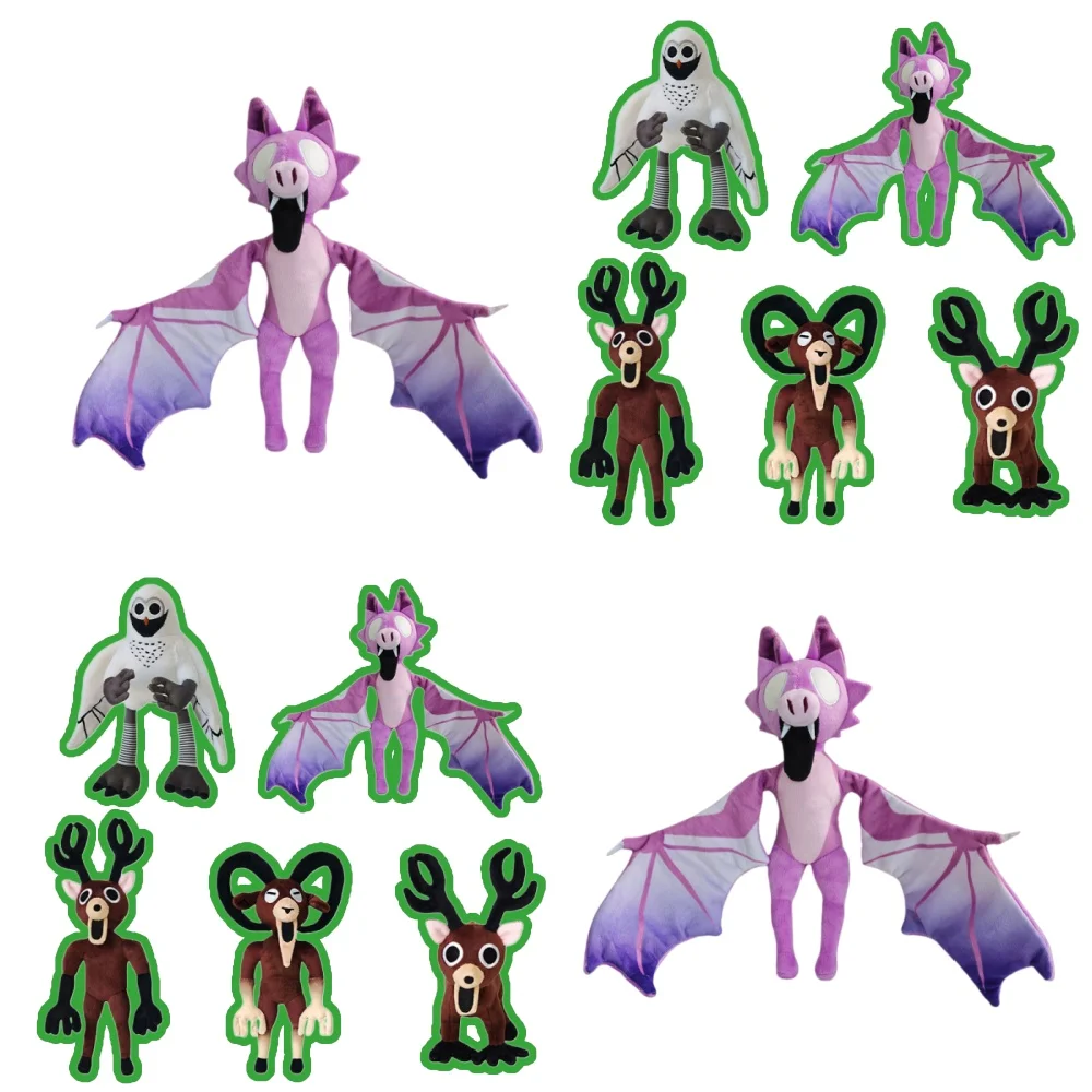 

NEW HOT 99 Nights Cartoon In The Forest Deer Bat Owl Animal Plush Toys Cotton Stuffed Doll Anime Animal Birthday Gift Kid Gifts