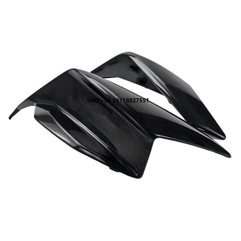 3K 100% Dry Carbon Fiber Motorcycle Fixed Wing Side Panel for Aprilia RSV4  Carbon Fiber Motorcycle Fairing Kit Accessories