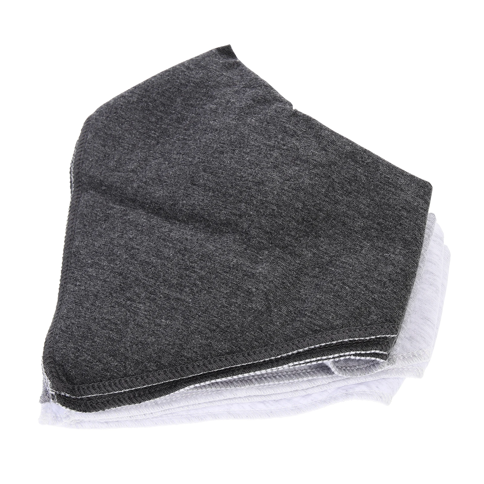 

8pcs Solid Bibs Lightweight Pure Cotton Dribble Wipes Unisex Drool Bandana Bibs Easy to Carry Store
