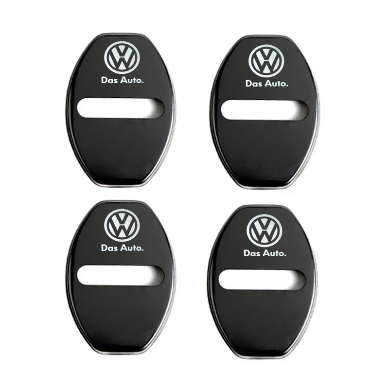 Car Styling Door Lock Cover Emblem Case For Volkswagen VW GTI Rline Polo Golf Passat B5 Scirocco Lavida Santana Touran Magotan