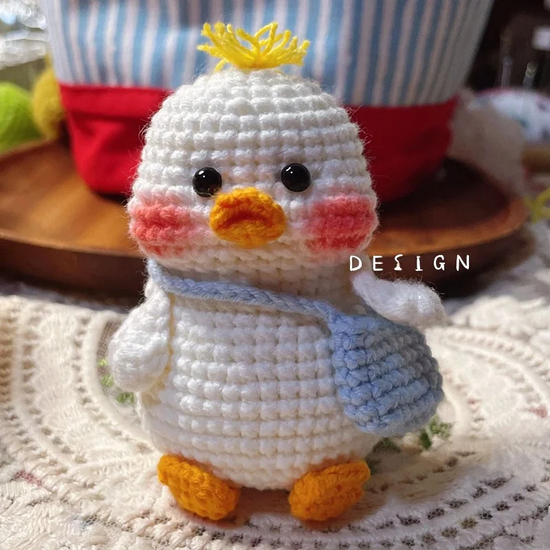 Kit de Materis para Tejer a Mano para Parejas, Kit de Ganchillo para Proyectos de Tiempo Libre con Muñeca Adorable, Caja d...