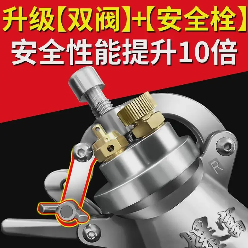 

Old popcorn machine small mini home machine network red grain amplifier 304 stainless steel hand