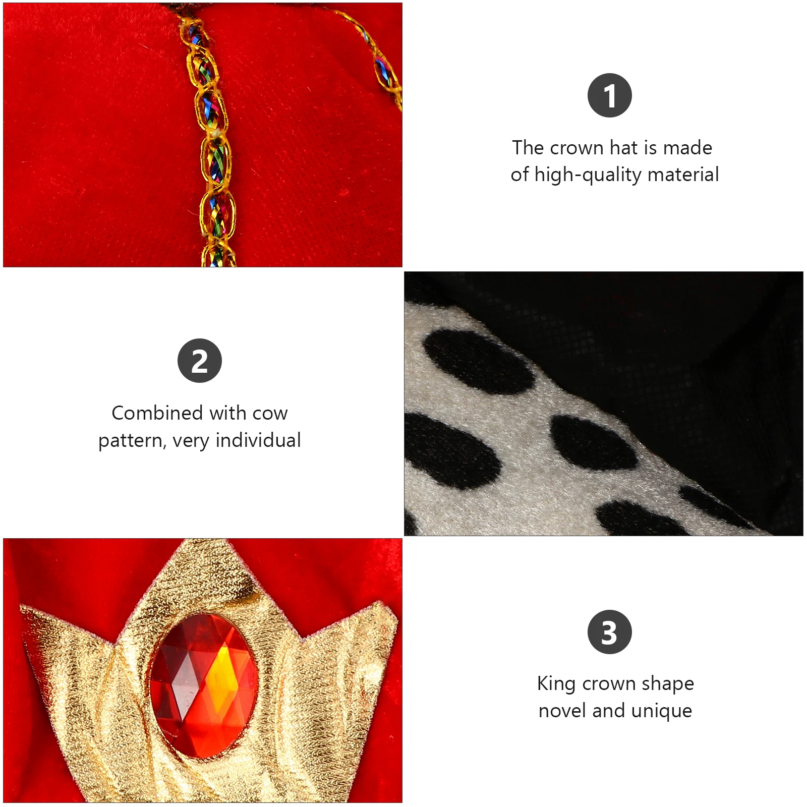 

's Crown Hat Party Supplies Performance Has Cosplay Headwear Supply Cloth Role-playing Decor