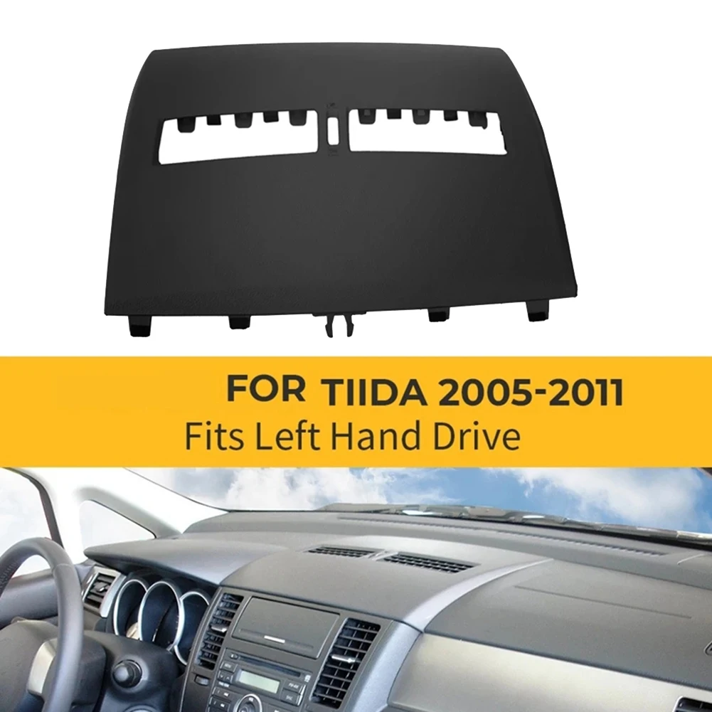 Instrument Panel Cover for Nissan Tiida 2005-2011 Front Dashboard Middle Air Conditioner Outlet Vents Upper Cover,Beige