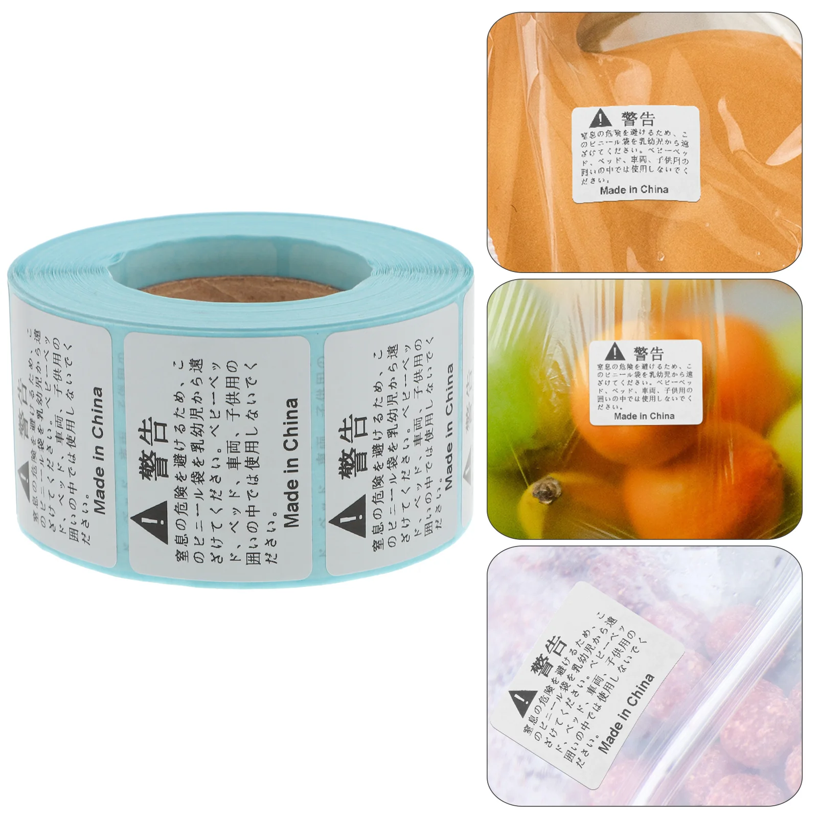 800Pcs Suffocation Warning Stickers Permanent Adhesive Durable Packing Labels for Shipping Packages Suffocation Warning Stickers