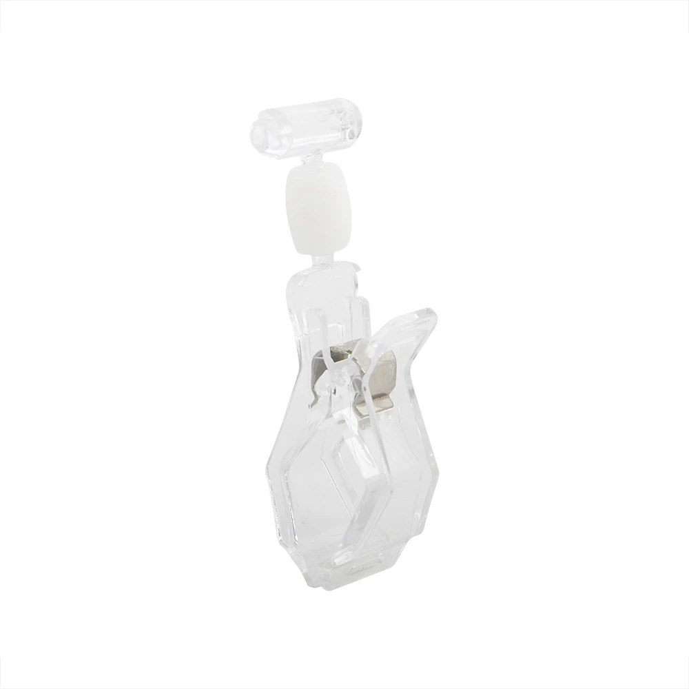 Plastica trasparente Doppio Clip di Supporto Foto